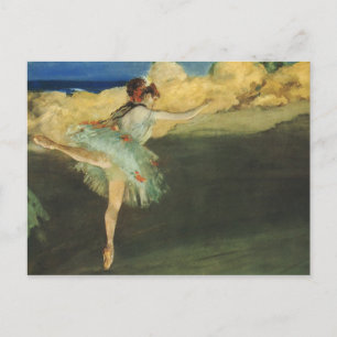 Cartão Postal Edgar Degas Ballerina Fine Art