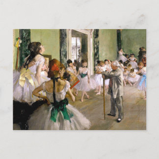 Cartão Postal Edgar Degas Classe de Dança