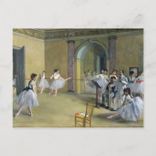 Cartão Postal Edgar Degas Dança Foyer