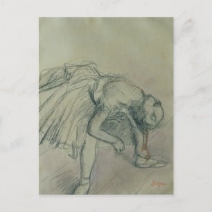 Cartão Postal Edgar Degas   Dançarina A Fixar o Slipper, c.1865