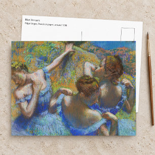 Cartão Postal Edgar Degas - Dançarinas Azuis