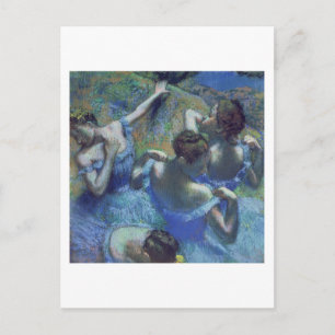 Cartão Postal Edgar Degas   Dançarinos azuis, c.1899