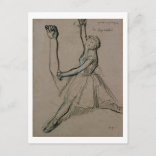 Cartão Postal Edgar Degas   Estudo de um bailarino
