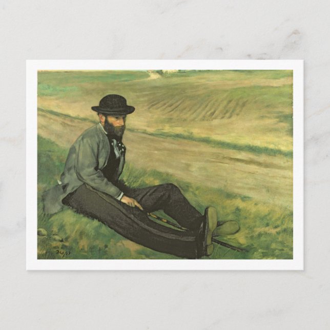 Cartão Postal Edgar Degas | Eugene Manet (Frente)