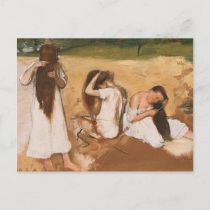 Cartão Postal Edgar Degas - Mulheres Comendo O Cabelo