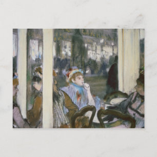 Cartão Postal Edgar Degas Mulheres num Café Terrace, 1877