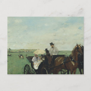Cartão Postal Edgar Degas - Nas Raças do Campo