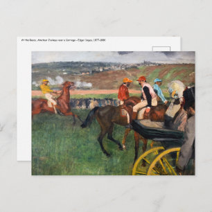 Cartão Postal Edgar Degas - No Races