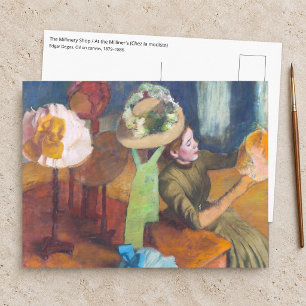 Cartão Postal Edgar Degas - O Compro Millinery