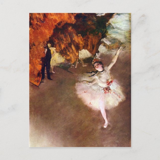 Cartão Postal Edgar Degas - Prima Ballerina (Frente)