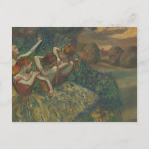 Cartão Postal Edgar Degas - Quatro Dançarinos