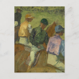 Cartão Postal Edgar Degas   Quatro Jóqueis