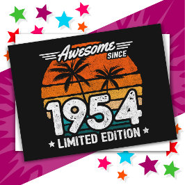 Cartão Postal Edição Limitada de 1954 Retro Incrível Desde 1954