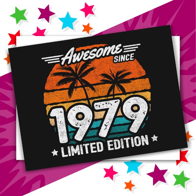 Cartão Postal Edição Limitada Retro Incrível Desde 1979 (Criador carregado)