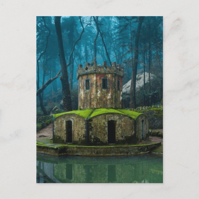 Cartão Postal Edifício abandonado em Portugal por James Mills (Frente)