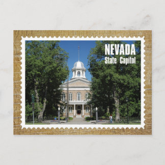 Cartão Postal Edifício Capitólio Estatal de Nevada, Cidade de Ca