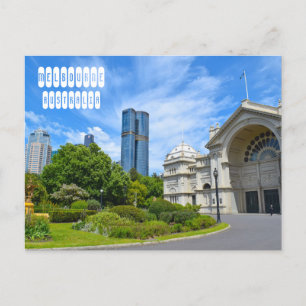 Cartão Postal Edifício da exposição real em Melbourne