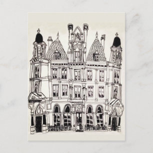 Cartão Postal Edifício de Birmingham Ilustrado