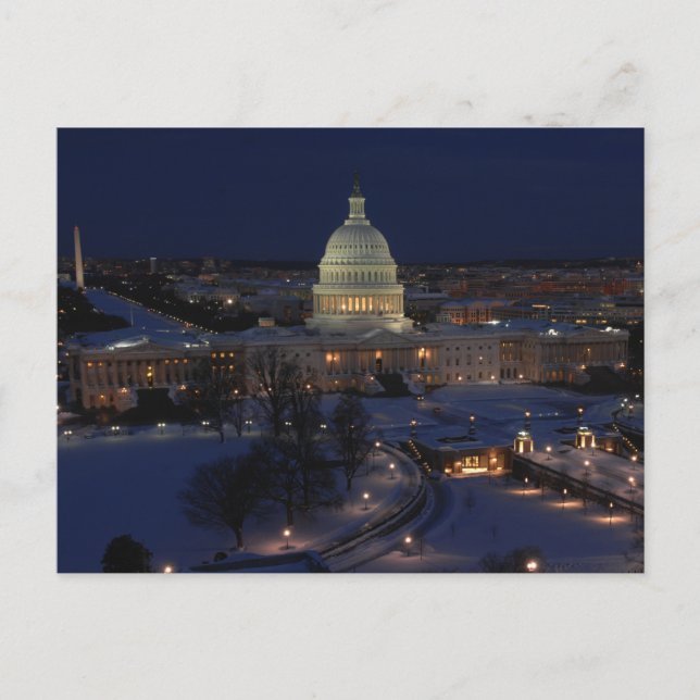 Cartão Postal Edifício do Capitólio dos Estados Unidos, Washingt (Frente)