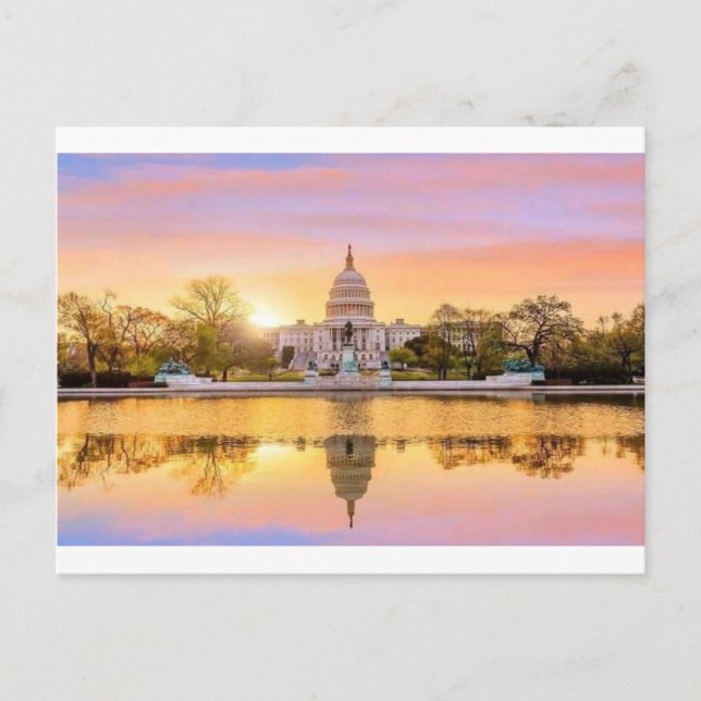 Cartão Postal Edifício do Capitólio dos EUA em Washington DC Ref (Frente)