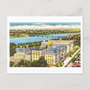 Cartão Postal Edifício do Capitólio Estadual em Trenton, Nova Je