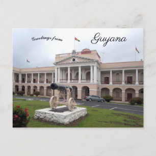 Cartão Postal Edifício do Parlamento em Georgetown Guiana