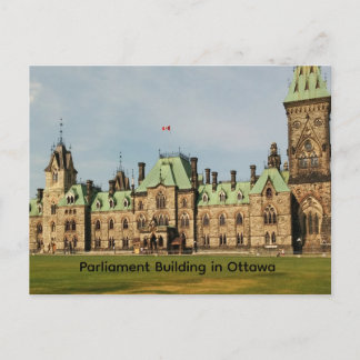 Cartão Postal Edifício do Parlamento em Ottawa