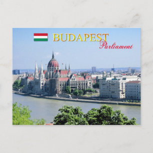 Cartão Postal edifício do Parlamento húngaro, Budapeste