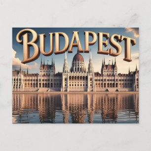 Cartão Postal Edifício do Parlamento Húngaro em Budapeste