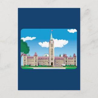 Cartão Postal Edifício do Parlamento Ottawa