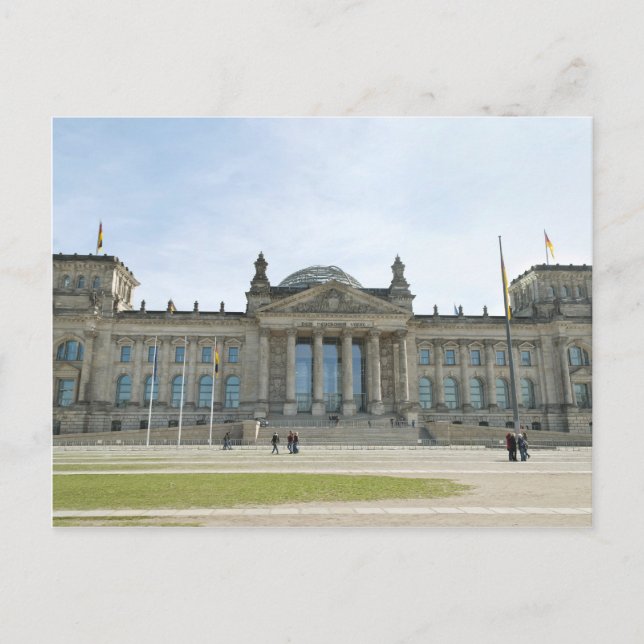 Cartão Postal Edifício do Reichstag em Berlim (Frente)