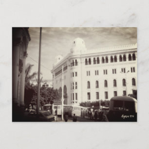Cartão Postal Edifício dos correios de Argel vintage Argélia