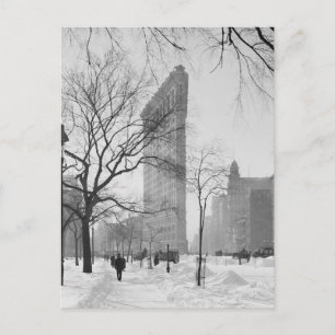 Cartão Postal Edifício Flatiron no Inverno, 1902