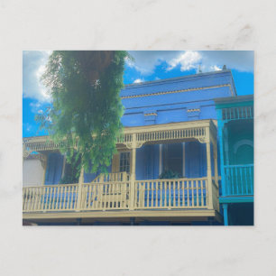 Cartão Postal Edifício Histórico com Varanda
