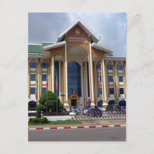 Cartão Postal edifício vientiane