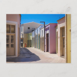 Cartão Postal Edifícios coloridos da cidade velha de Pafos