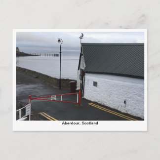 Cartão Postal Edifícios de Aberdour Harbor