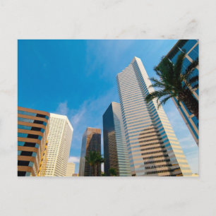 Cartão Postal Edifícios de centro alto em Houston, Texas,