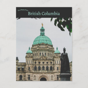 Cartão Postal Edifícios do Parlamento da Colúmbia Britânica Cana