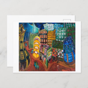 Cartão Postal Edifícios em Hamburgo Carl Lohse