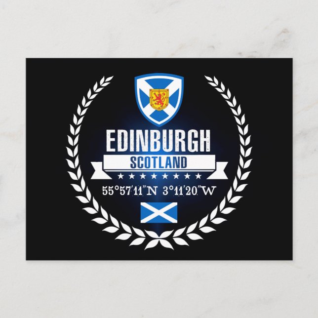 Cartão Postal Edimburgo (Frente)