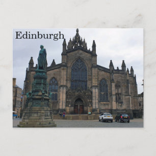 Cartão Postal Edimburgo - Catedral de St Giles