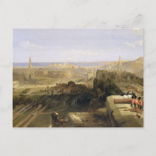 Cartão Postal Edimburgo do castelo, 1847 (óleo em canvas)