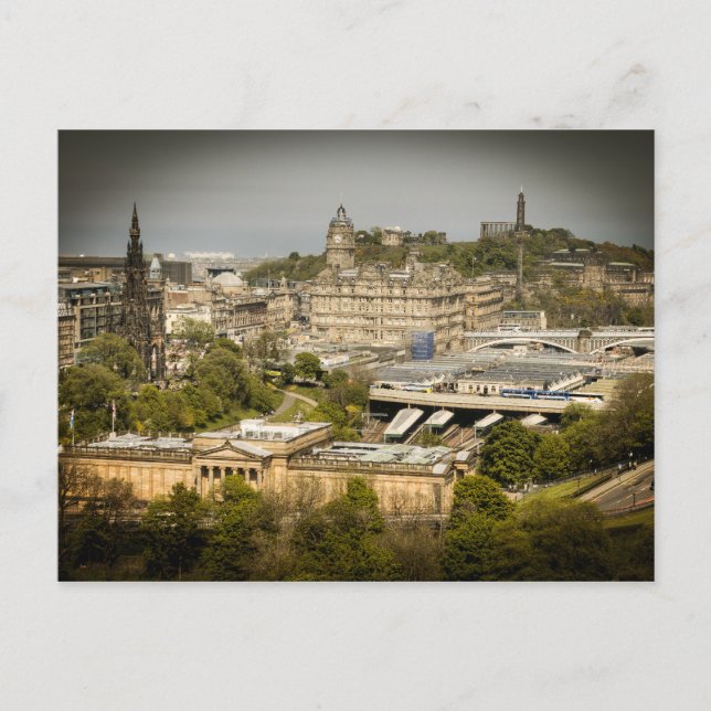 Cartão Postal Edimburgo Escócia (Frente)