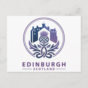 Cartão Postal Edimburgo Escócia Reino Unido