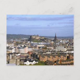 Cartão Postal Edimburgo, Escócia. Uma visão central