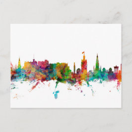 Cartão Postal Edinburgh Scotland Skyline
