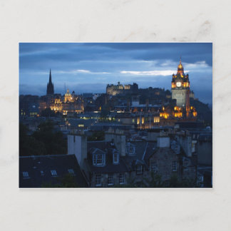 Cartão Postal Edinburgh Skyline