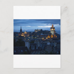 Cartão Postal Edinburgh Skyline
