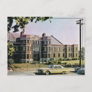 Cartão Postal Editável Viagem Canadá dos anos 70